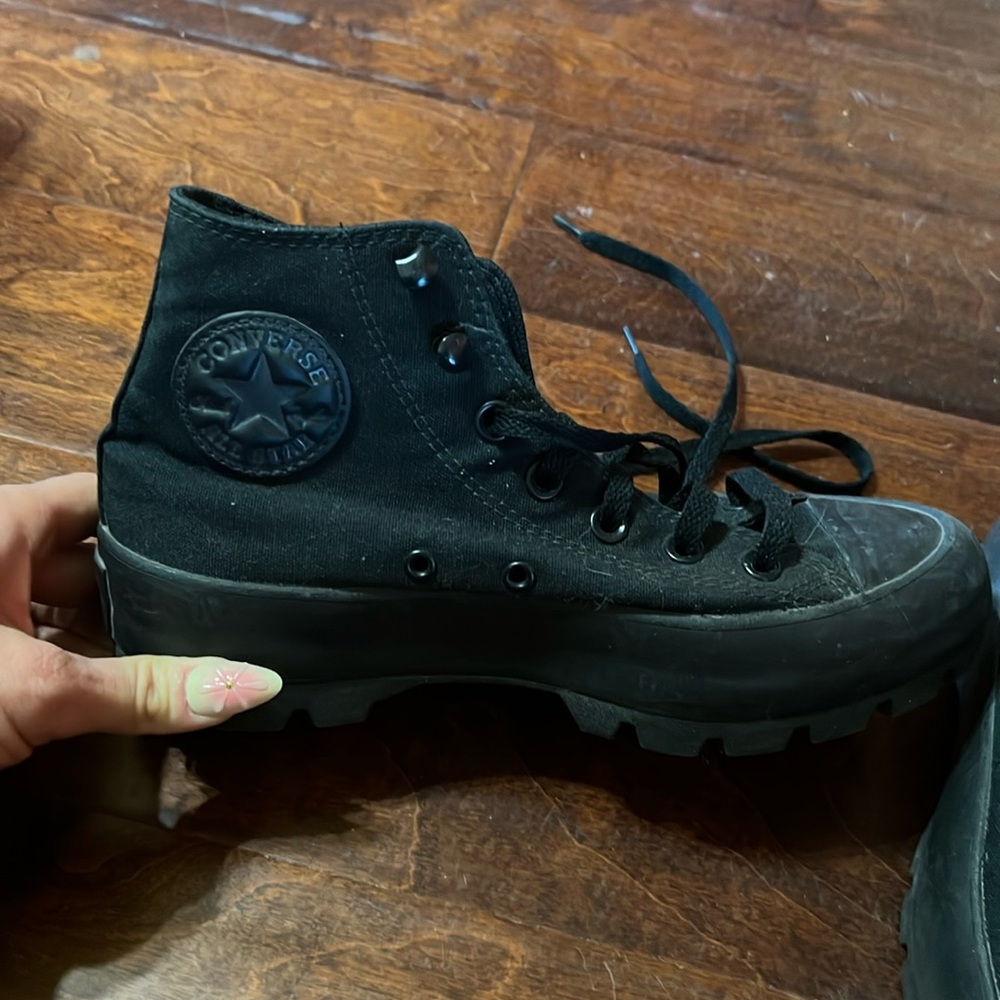 Chunky black Converse